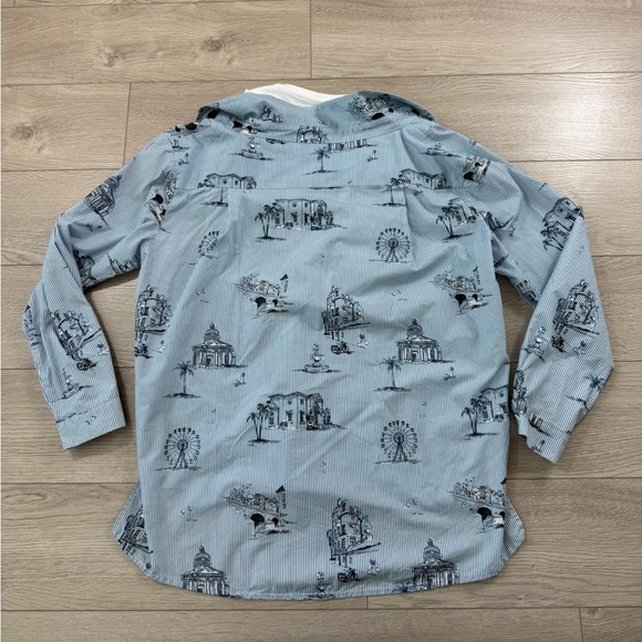 MAJE Lasane Cotton-Poplin Shirt Blouse Top - Picture 8 of 13